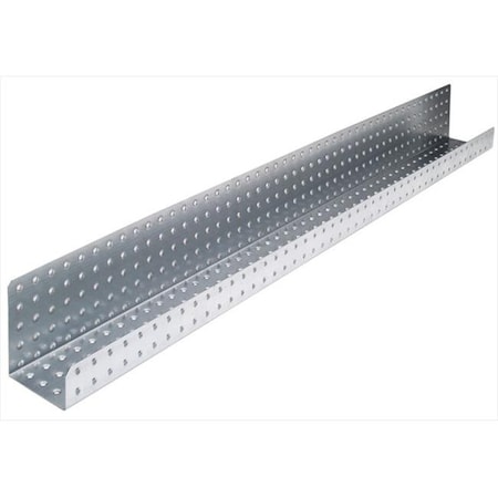 Alligatorboard Alligator Board ALGSHELF3x48GALV 3 in. L x 48 in. W Metal Pegboard Shelves - Pack of 2 ALGSHELF3x48GALV